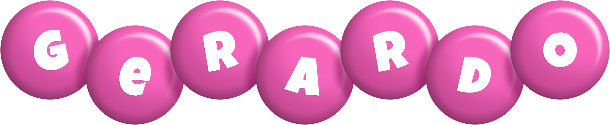 Gerardo candy-pink logo