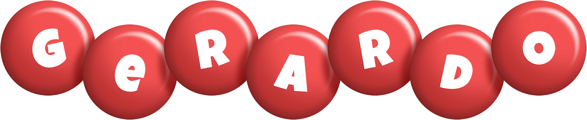 Gerardo candy-red logo