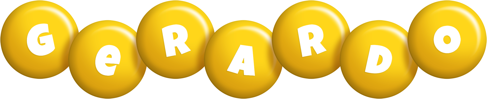 Gerardo candy-yellow logo