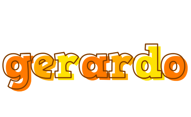 Gerardo desert logo