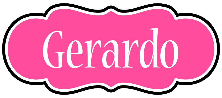 Gerardo invitation logo