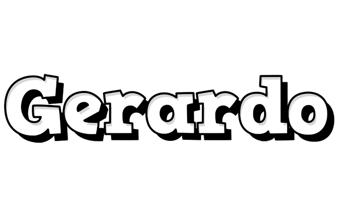 Gerardo snowing logo