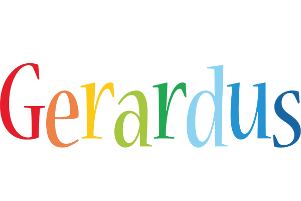 Gerardus birthday logo
