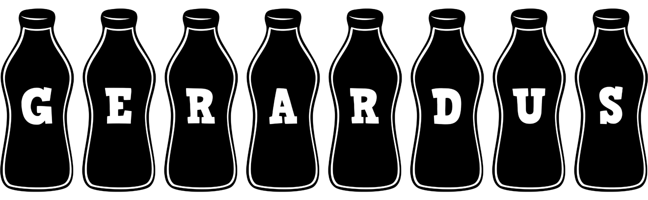 Gerardus bottle logo