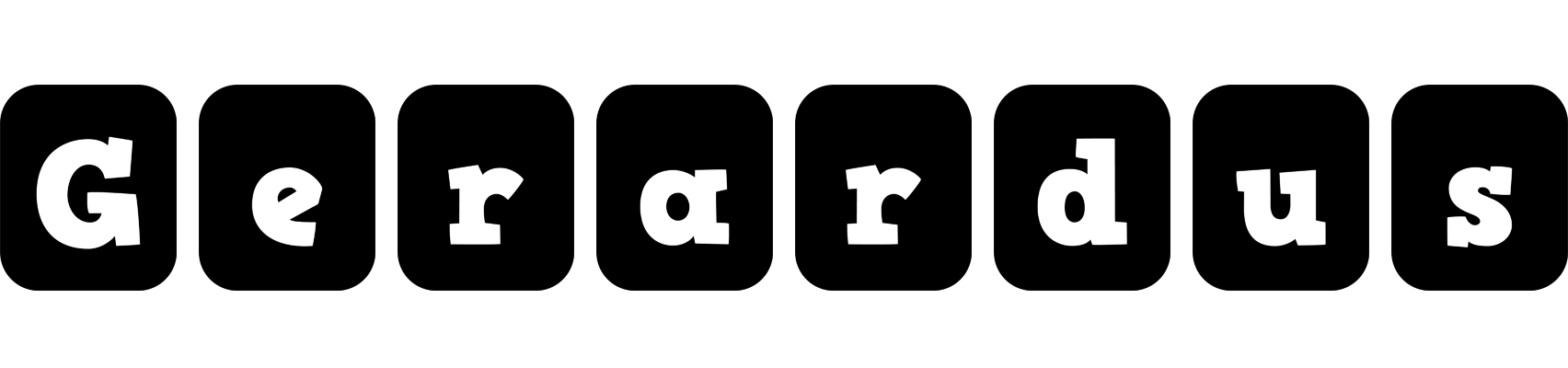 Gerardus box logo