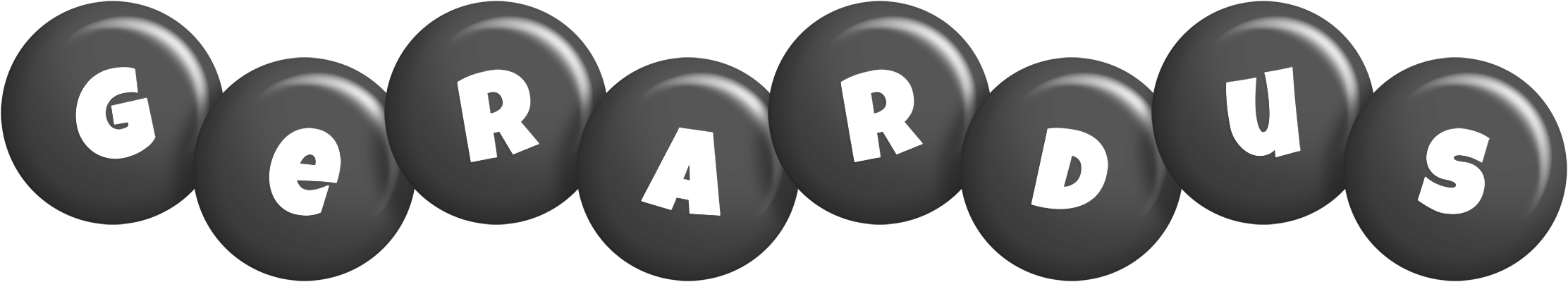 Gerardus candy-black logo