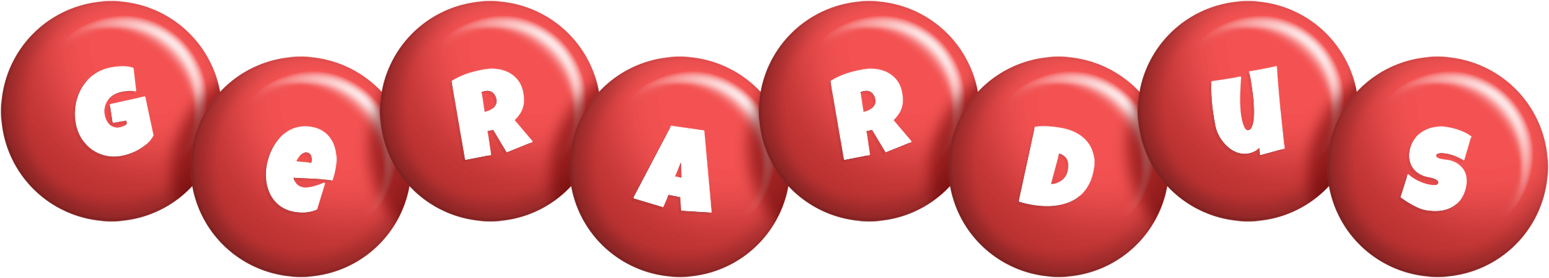 Gerardus candy-red logo