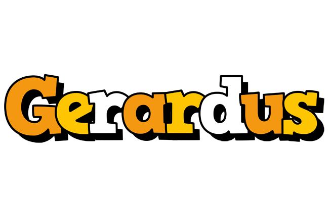 Gerardus cartoon logo