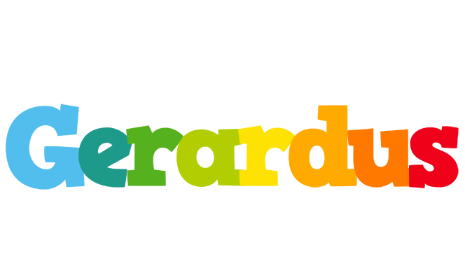 Gerardus rainbows logo