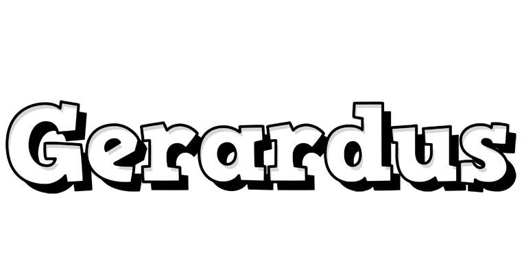 Gerardus snowing logo