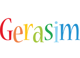 Gerasim birthday logo