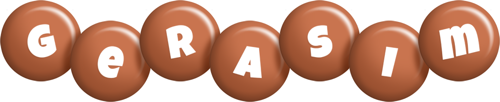 Gerasim candy-brown logo