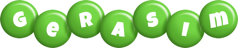Gerasim candy-green logo
