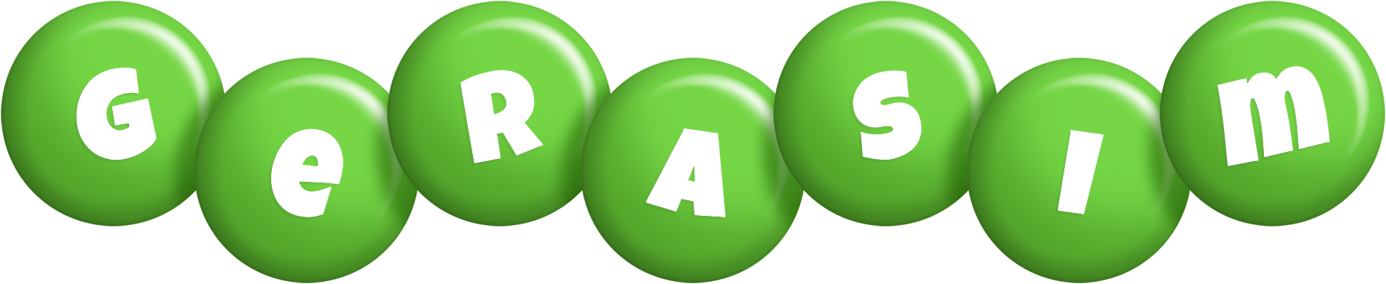 Gerasim candy-green logo