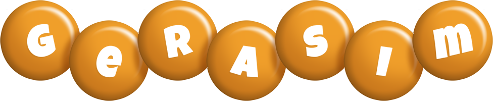 Gerasim candy-orange logo