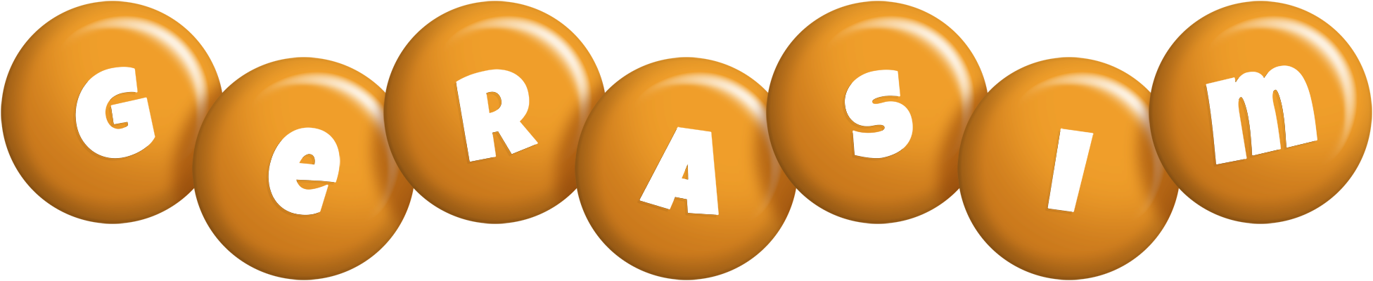 Gerasim candy-orange logo
