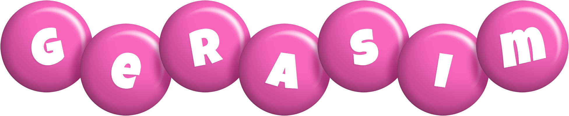 Gerasim candy-pink logo