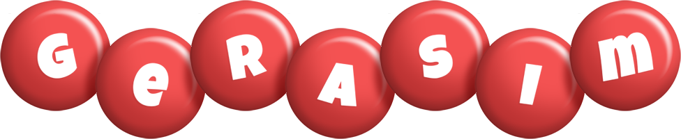 Gerasim candy-red logo