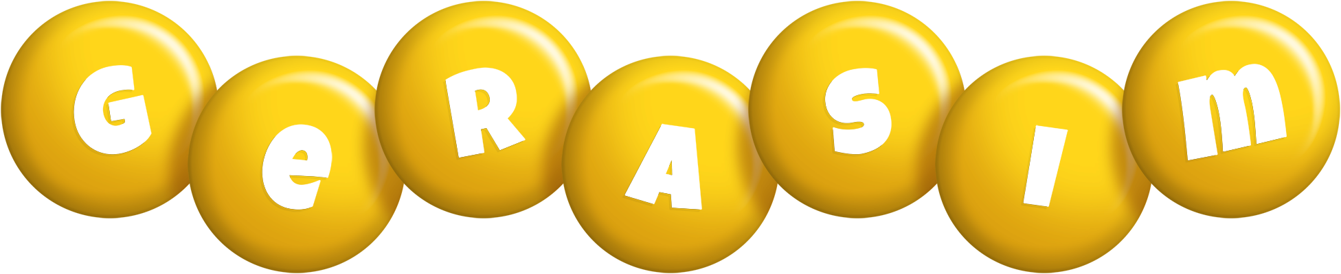 Gerasim candy-yellow logo