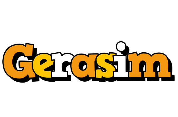 Gerasim cartoon logo