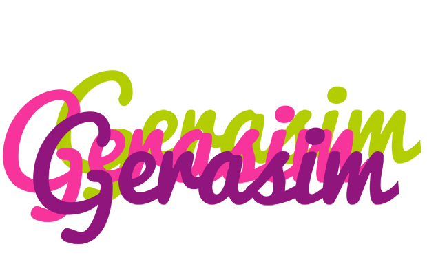 Gerasim flowers logo