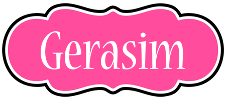 Gerasim invitation logo