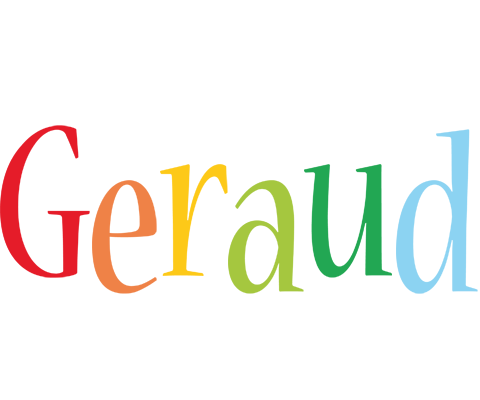 Geraud birthday logo