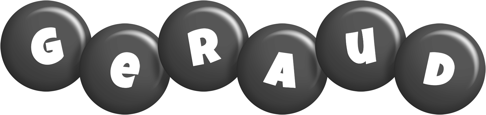 Geraud candy-black logo