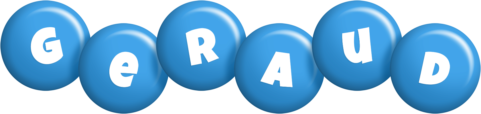 Geraud candy-blue logo