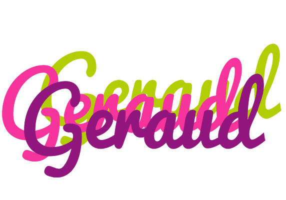 Geraud flowers logo