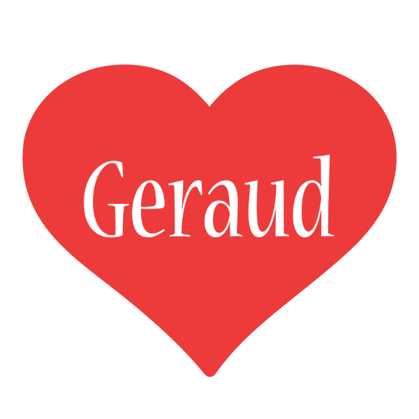 Geraud love logo