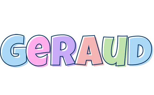 Geraud pastel logo