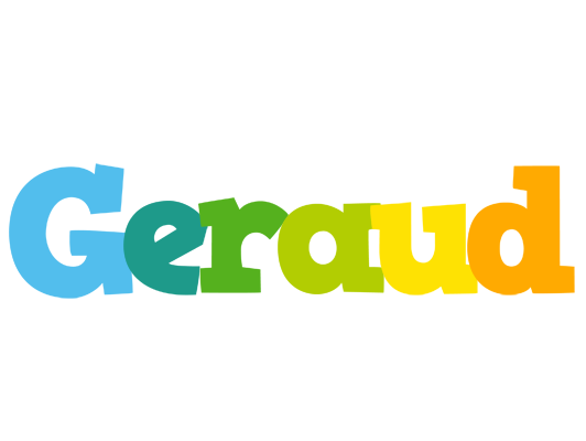 Geraud rainbows logo