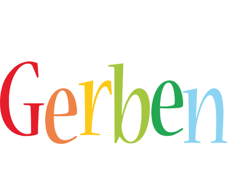 Gerben birthday logo