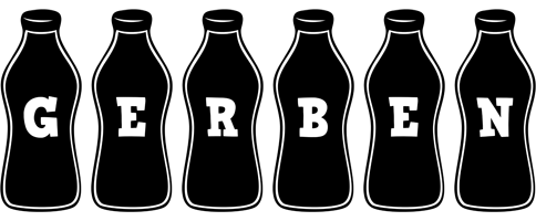 Gerben bottle logo