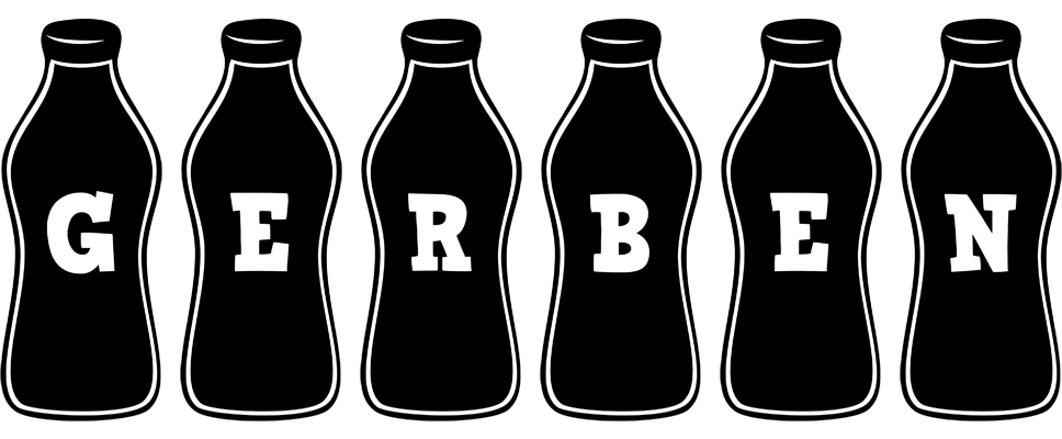 Gerben bottle logo