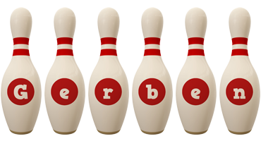 Gerben bowling-pin logo