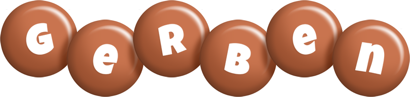 Gerben candy-brown logo