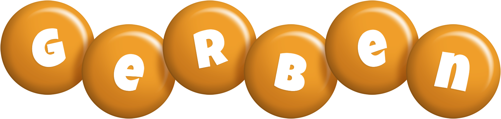 Gerben candy-orange logo