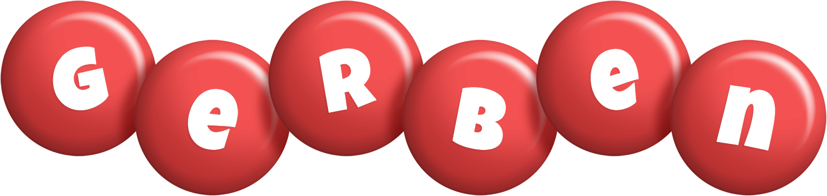 Gerben candy-red logo