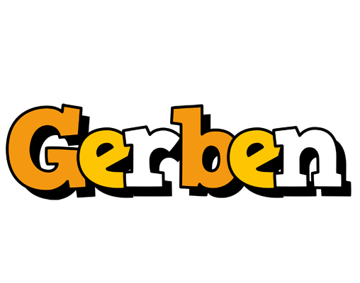 Gerben cartoon logo