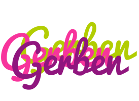 Gerben flowers logo