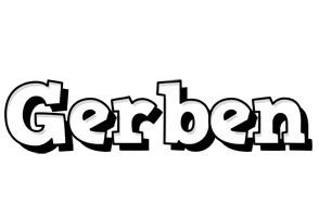 Gerben snowing logo