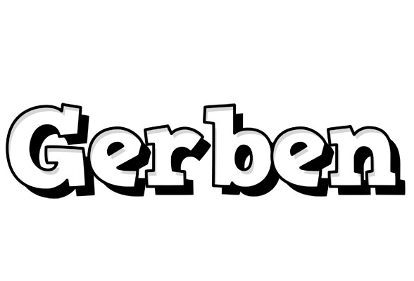 Gerben snowing logo