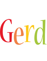 Gerd birthday logo