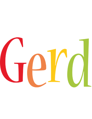 Gerd birthday logo