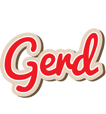 Gerd chocolate logo