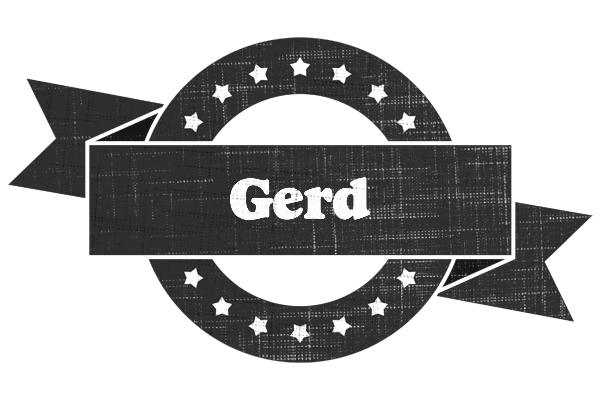 Gerd grunge logo