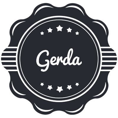 Gerda badge logo