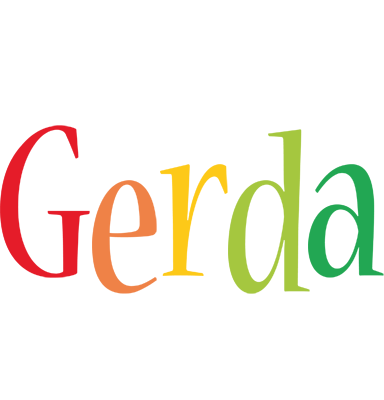 Gerda birthday logo